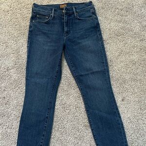 MOTHER Dark Blue Skinny Jeans